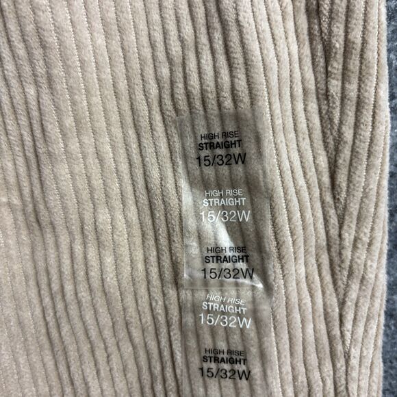 SO Straight Corduroy Pants Womens Size 15 / 32 W Brown - Picture 4 of 12